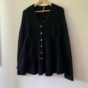 Free people fuzzy cardigan
